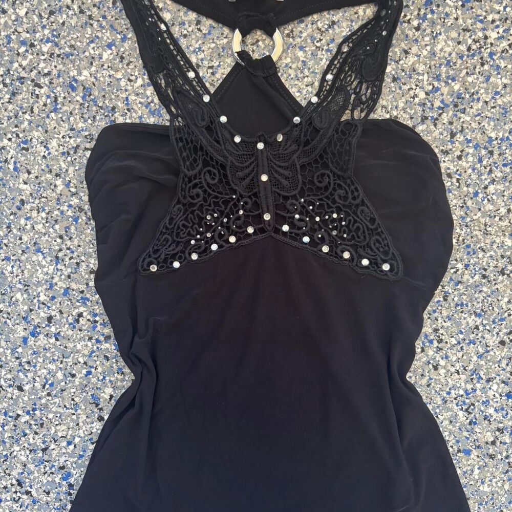 Progress Vintage y2k Buttefly shaped Tank top size Medium